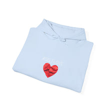 Load image into Gallery viewer, SELFLOVE HOODIE (BLACK-RED HEART Unisex Heavy Blend™ Hooded Sweatshirt)