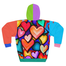 Load image into Gallery viewer, SELFLOVE Unisex Pullover Hoodie (COLORFUL HEARTS)