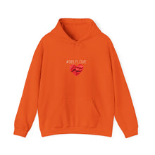 Load image into Gallery viewer, SELFLOVE HOODIE (BLACK-RED HEART Unisex Heavy Blend™ Hooded Sweatshirt)