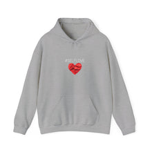 Load image into Gallery viewer, SELFLOVE HOODIE (BLACK-RED HEART Unisex Heavy Blend™ Hooded Sweatshirt)