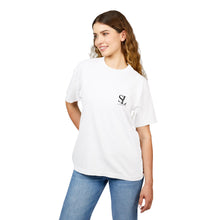 Load image into Gallery viewer, SELFLOVE ( QUALITY DESIGN LOGO)(white / black logo) Unisex Urban Heavy Tee - Minimalist Style for Everyday Comfort
