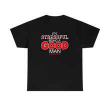 Load image into Gallery viewer, GOOD MAN #SelfLove (Unisex Heavy Cotton Tee)(black)