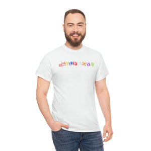 #SelfLove Block (Unisex Heavy Cotton Tee)(black)