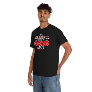 GOOD MAN #SelfLove (Unisex Heavy Cotton Tee)(black)