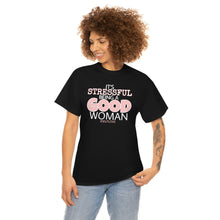 Load image into Gallery viewer, GOOD WOMAN#SelfLove (Unisex Heavy Cotton Tee)(black)