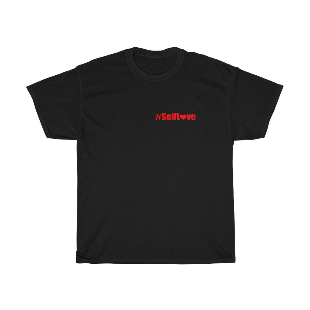 #SelfLove (Unisex Heavy Cotton Tee)(white)
