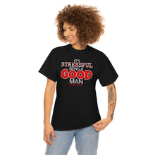 Load image into Gallery viewer, GOOD MAN #SelfLove (Unisex Heavy Cotton Tee)(black)