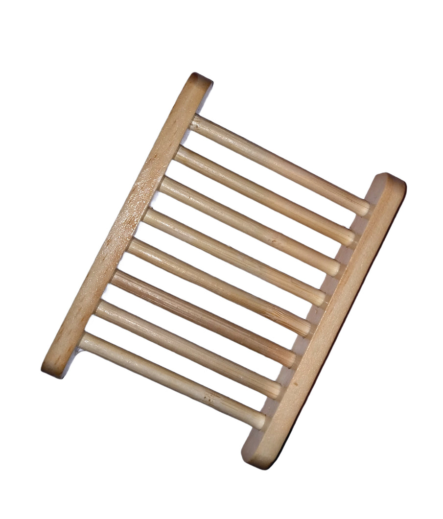 WOODEN SOAP DISH HOLDER (TAN)