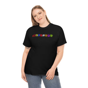 #SelfLove Block (Unisex Heavy Cotton Tee)(black)