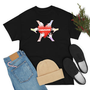 TAKING FROM ME #SelfLove (Unisex Heavy Cotton Tee)(black)