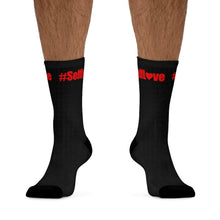 Load image into Gallery viewer, #SelfLove Socks (black)