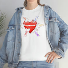 Load image into Gallery viewer, TAKING FROM ME #SelfLove (Unisex Heavy Cotton Tee)(black)