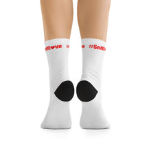 Load image into Gallery viewer, #SelfLove Socks (white)