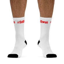 Load image into Gallery viewer, #SelfLove Socks (white)
